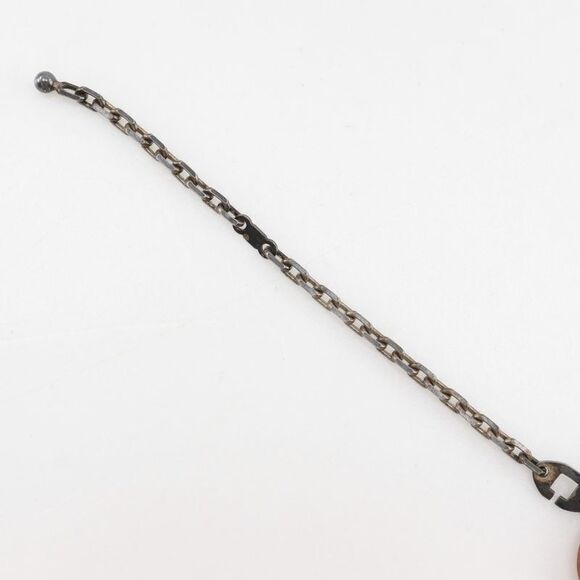 Hermes Apricot Bag Charm Leather Orange Unisex Charm - Picture 3 of 10